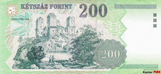 200 forintów węgierskich 2005 rok - Rewers