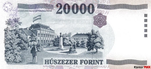 20.000 forintów węgierskich 2004 rok - Rewers