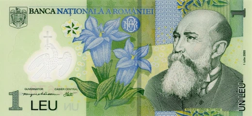 1 lej rumuński 2005 rok - Awers