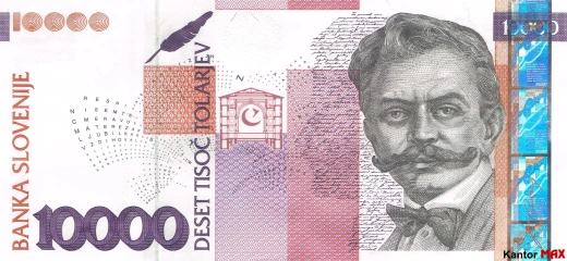 10.000 tolarów słoweńskich 1994 rok - Awers