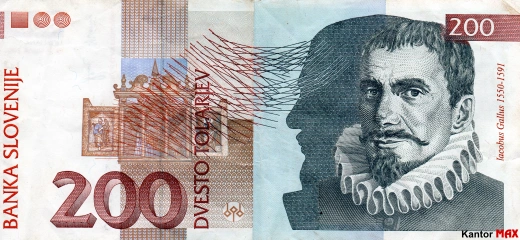 200 tolarów słoweńskich 1992 rok - Awers