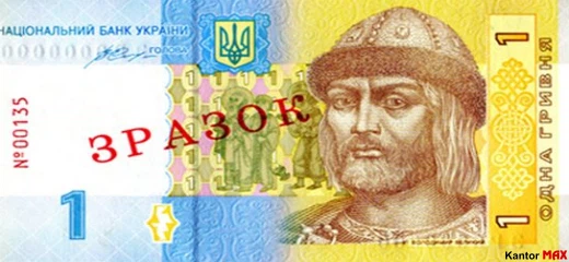 1000 hrywien ukraińskich 2019 rok - Awers