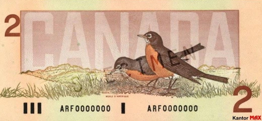 2 dolary kanadyjskie 1986 rok - Rewers