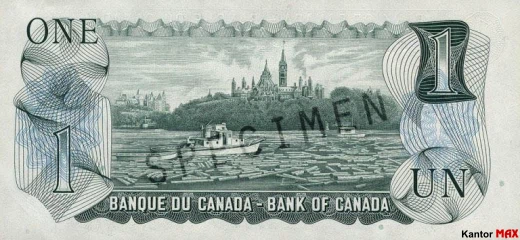 1 dolar kanadyjski 1969 rok - Rewers