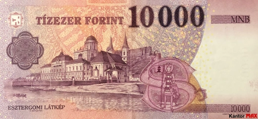 10.000 forintów węgierskich 2014 rok - Rewers