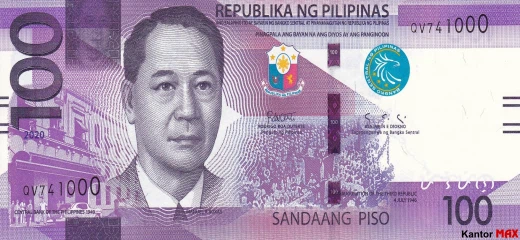 100 peso seria 2022 r. - Awers